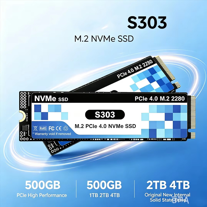2026 Nieuwe Originele S303 M.2 - M.2 Nvme 4Tb Pcie 4.0 Ssd recensie en prijs