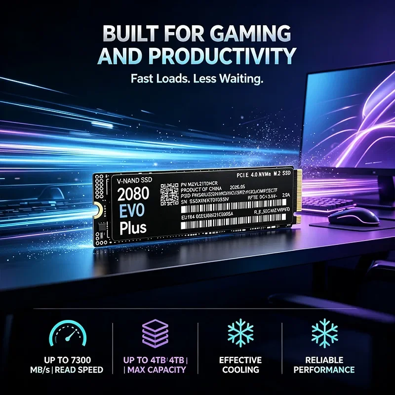 2080 EVO Plus M.2 NVMe 2280 PC - M.2 Nvme 4Tb Pcie 4.0 Ssd recensie en prijs