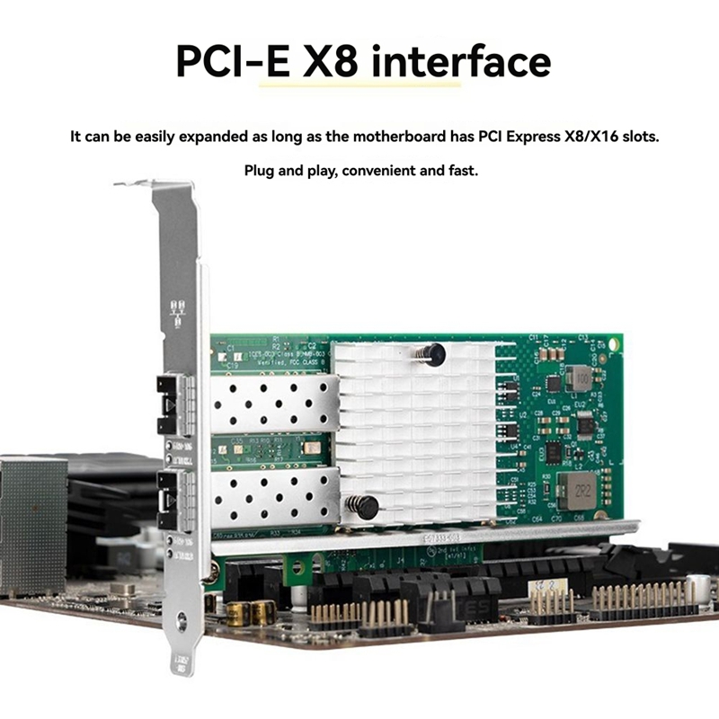 X520-DA1 10Gb SFP+ dubbele poo - 10Gb Sfp+ Pcie Network Card Dual Port recensie en prijs